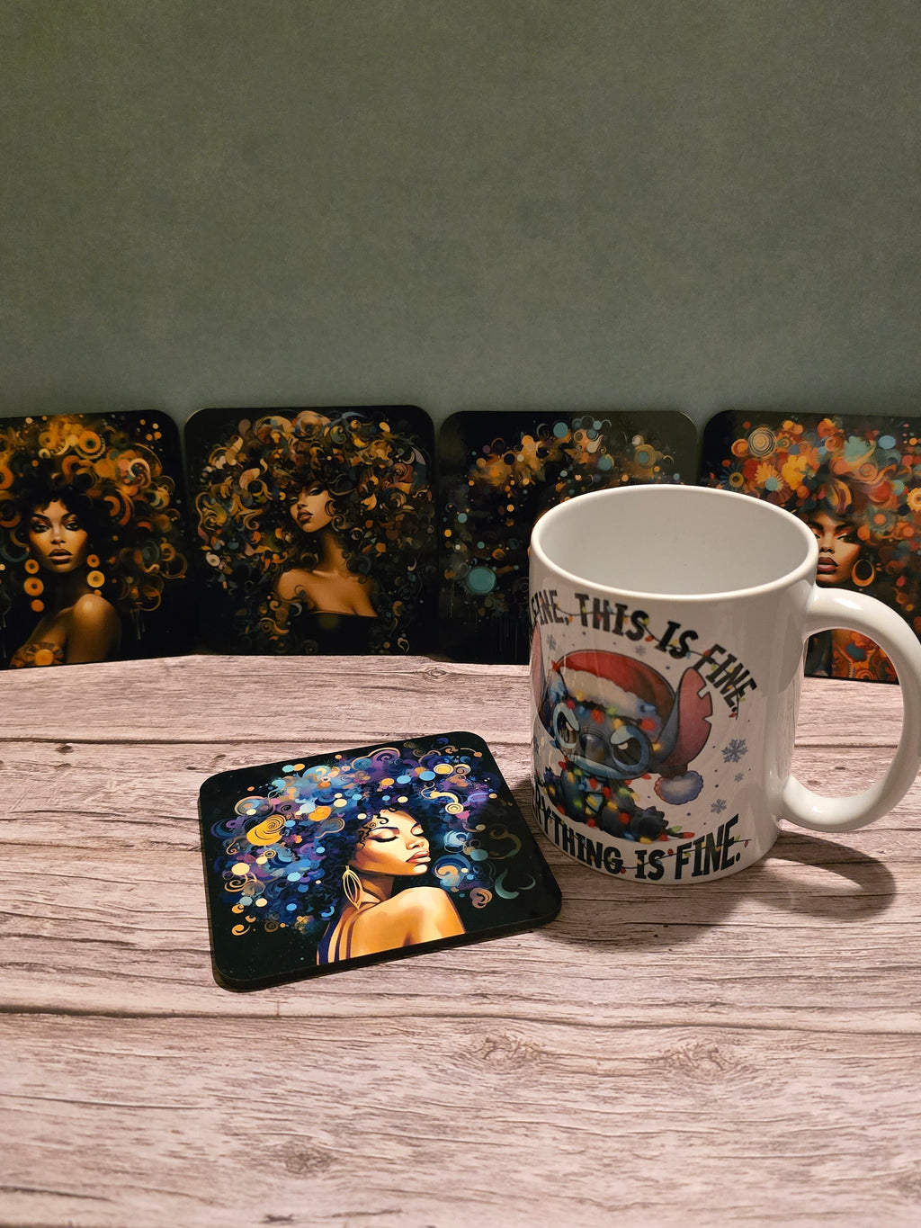 Bubble Woman Coaster Set