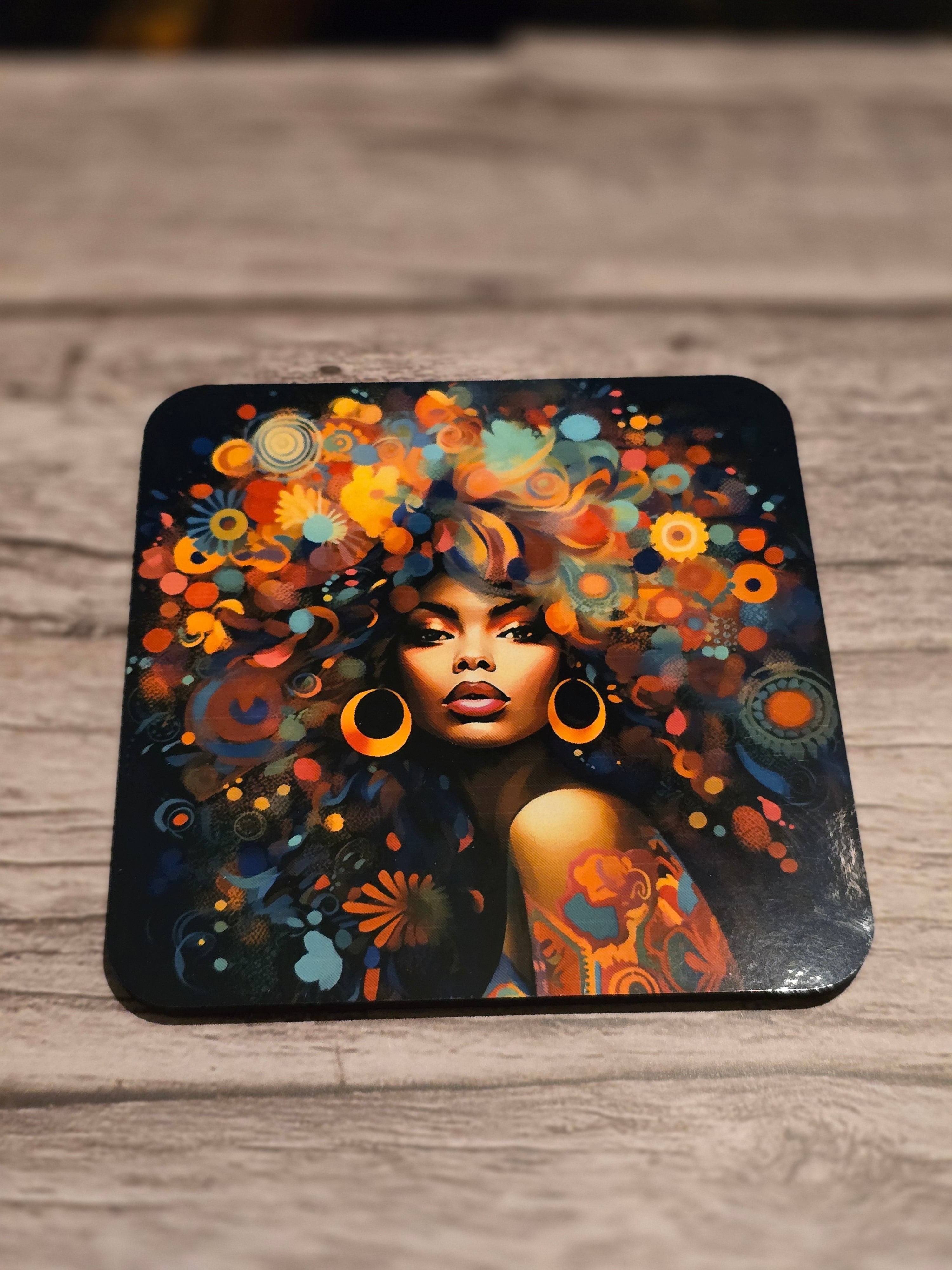 Bubble Woman Coaster Set